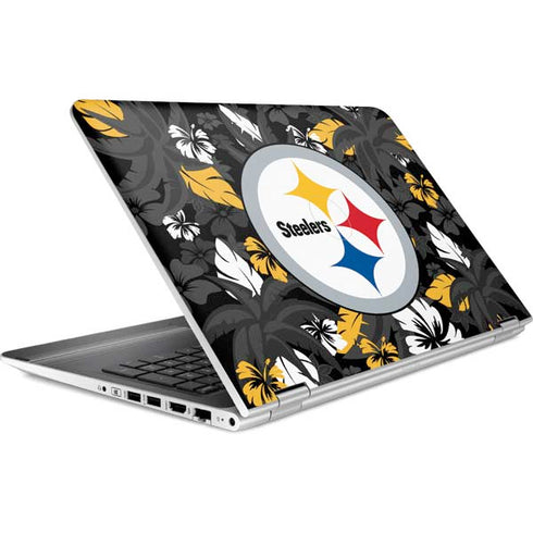 NFL Pittsburgh Steelers Tropical Print HP Pavilion Skin